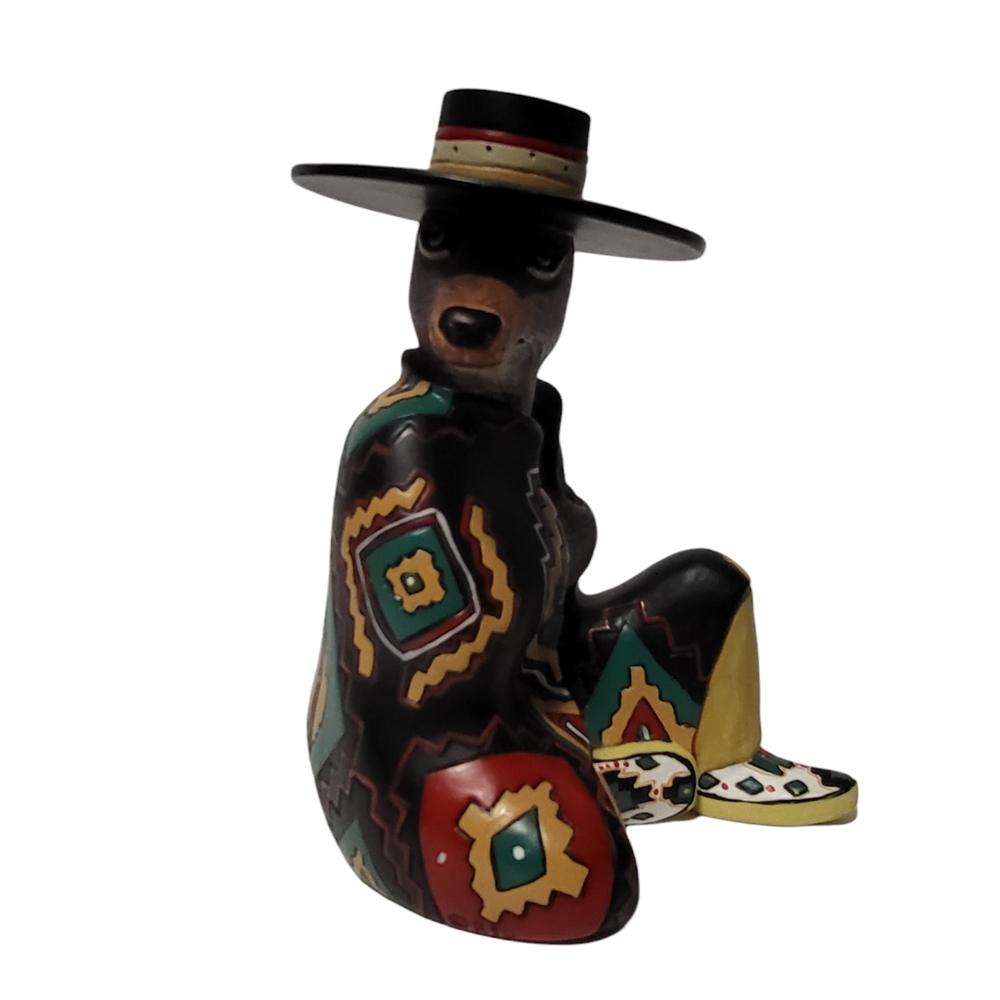 Robert Shields Design Trickster Coyote Figurine 5” Tall, Marked CM.